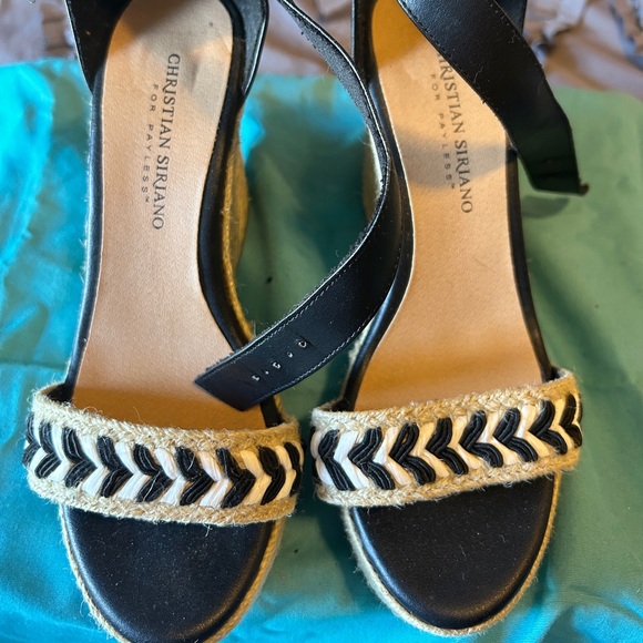 Christian Siriano Wedge Sandals - Picture 2 of 4